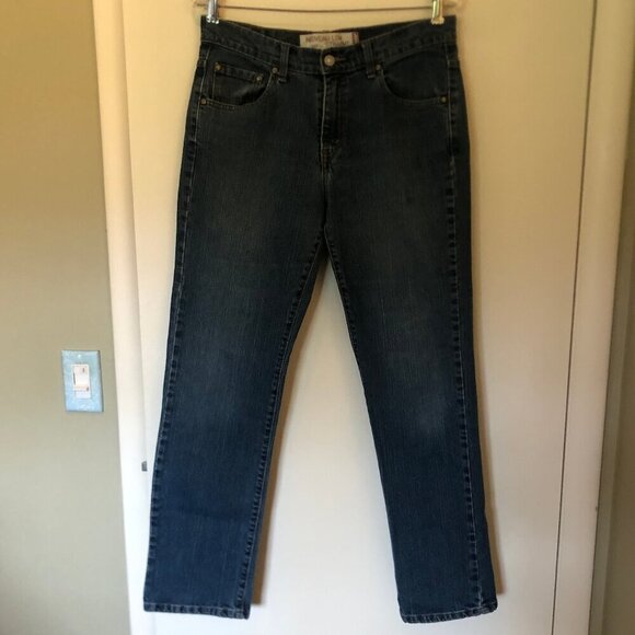 Levi's 505 jeans--nouveau low straight--sz 8 - Picture 2 of 13